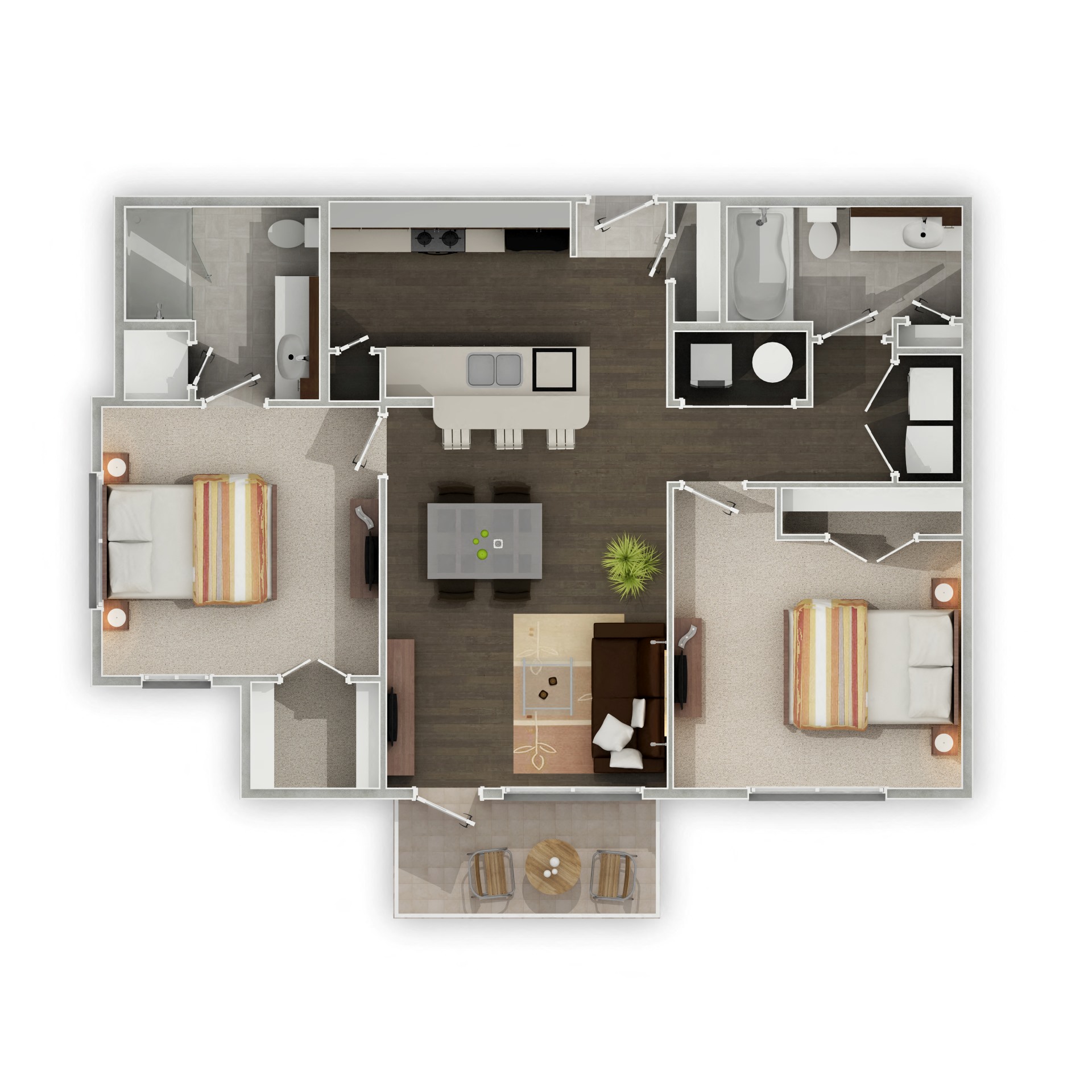 Sierra Ridge The Devonian 3D Floor Plan